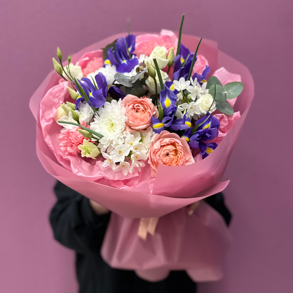 Весенний букет с ирисами #47