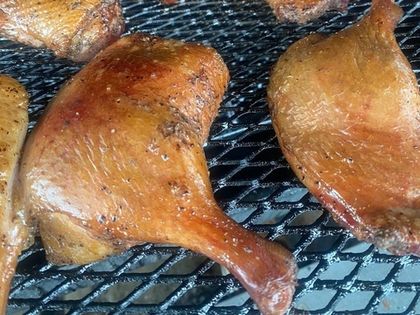 Утиные ножки в смокере!