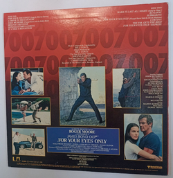 Винтажная виниловая пластинка Bill Conti For Your Eyes Only (Original Motion Picture Soundtrack) (Japan 1981)