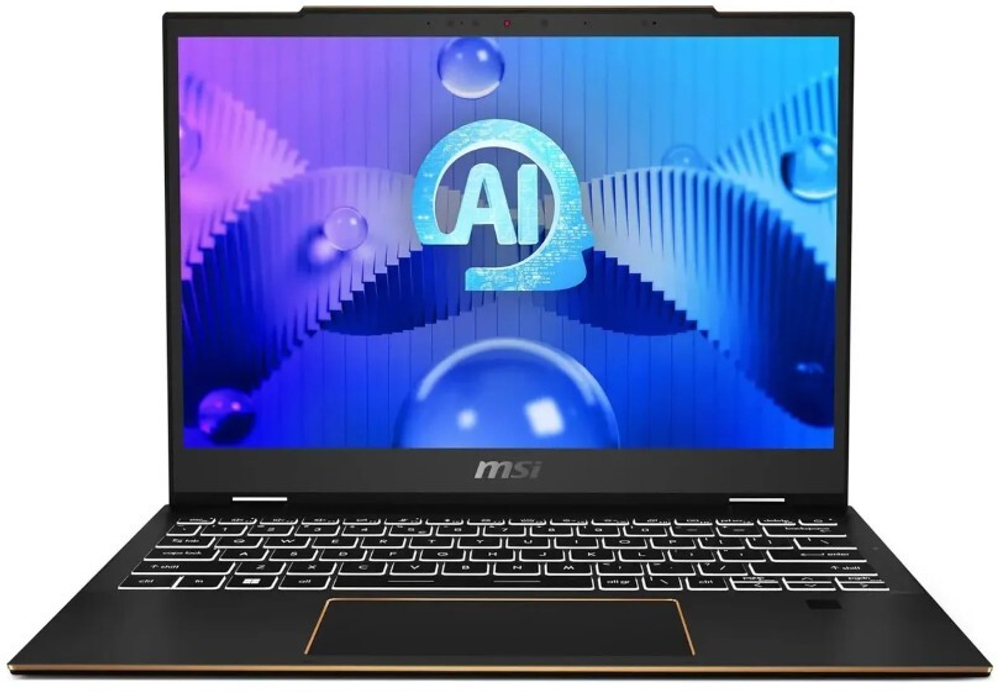 Ноутбук  MSI Summit E13 AI Evo A1MTG-001US 13.3 ", Core Ultra 7, 16 Гб RAM, 1 Тб SSD, Arc graphics, Черный
