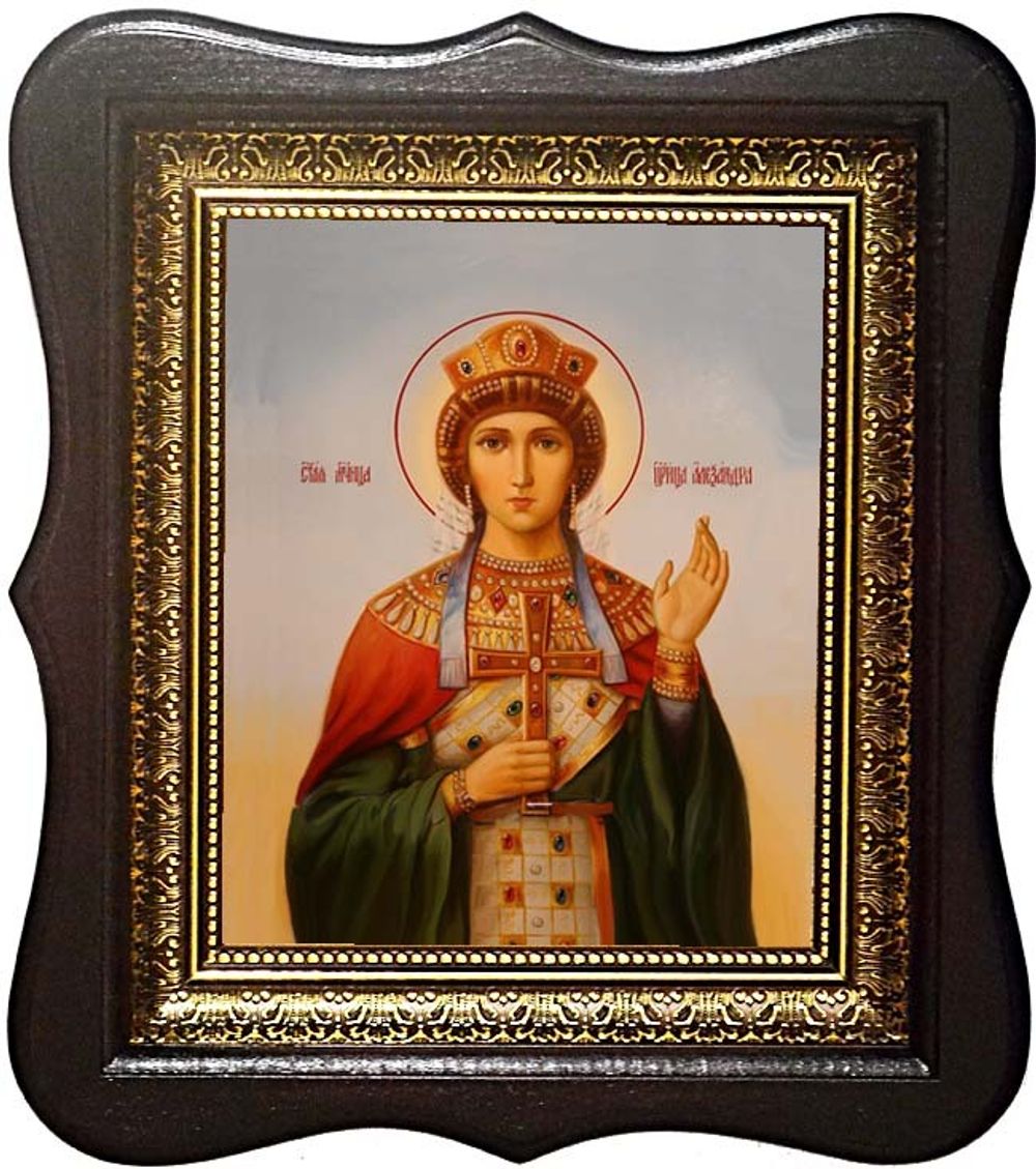 Александра мученица Римская, Никомидийская, императрица. Икона на холсте.