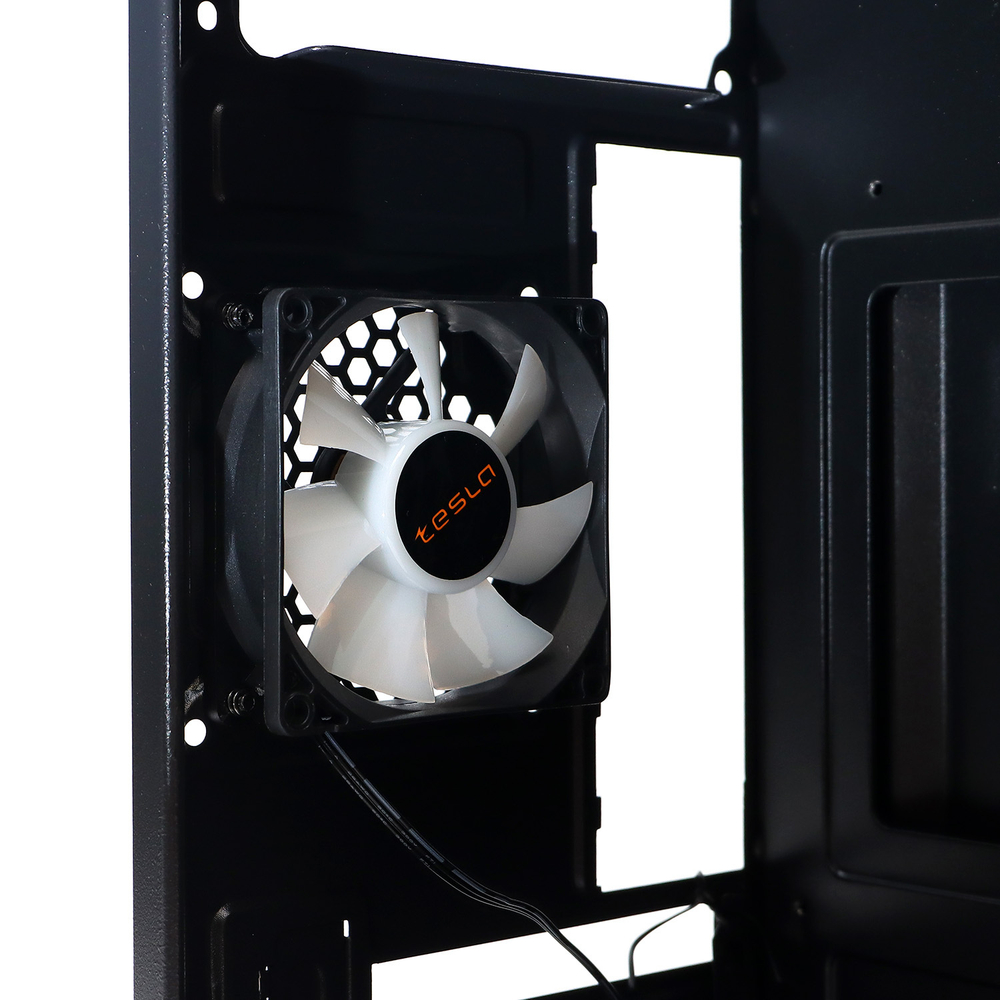 Корпус TESLA 3241U3BF, Без БП, ATX, чёрный, 1xFAN, 2xUSB2, 1xUSB3 (TSL-3241U3-BF)