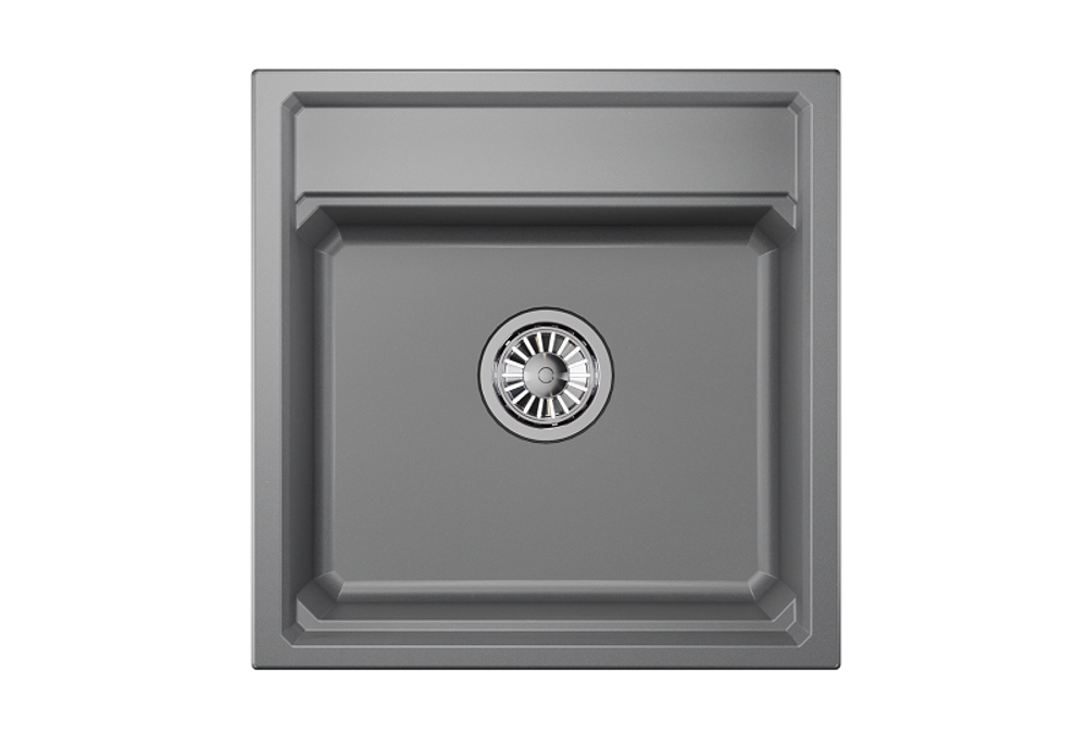 Кухонная мойка GRANULA Kitchen Space (5002, АЛЮМИНИУМ)