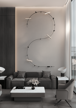 Шинопровод магнитный гибкий Crystal Lux CLT 0.117 01 L1000 BL