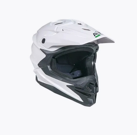 Шлем кроссовый AiM JK803 White Glossy, L