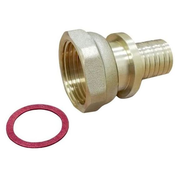 Муфта VARMEGA Slide-fit переходная (переходник) с накидн. гайкой, 20х1/2quot;, латунь, VM51813