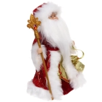 Дед Мороз «Новогодняя пьеса» 30 см в красной шубке