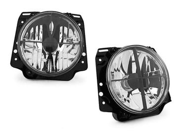 Передние фары внешние VW Golf 2 chrome