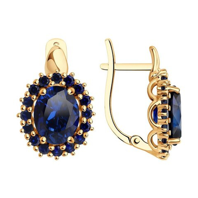 Серьги Au 585 (726896)