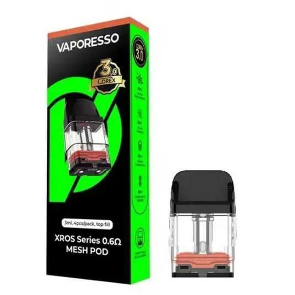 Vaporesso Corex 3.0 XROS 3ml, 0,6 oHm (4szt)