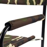 Кресло складное &quot;СЛЕДОПЫТ&quot; с карманом на подлокотнике 585х450х825 мм, сталь