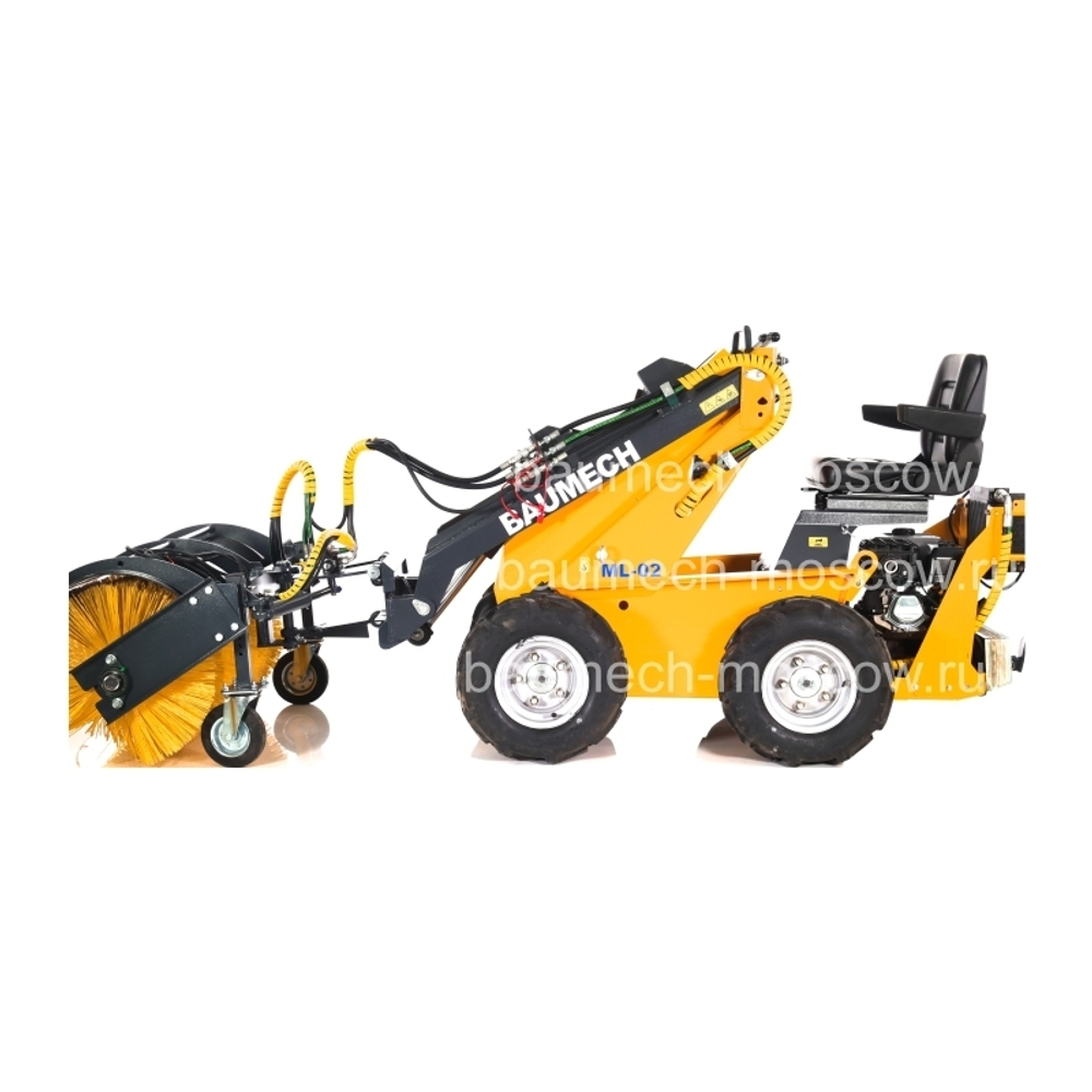 Baumech ML-02 Щетка поворотная с гидравлическим поворотом 115см, диаметр 55см, угол поворота 25°