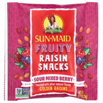 Sun-Maid, Fruity Raisin Snacks, кисло-ягодное ассорти, 7 пакетиков по 20 г (0,7 унции)