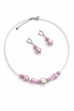 Комплект украшений из муранского стекла