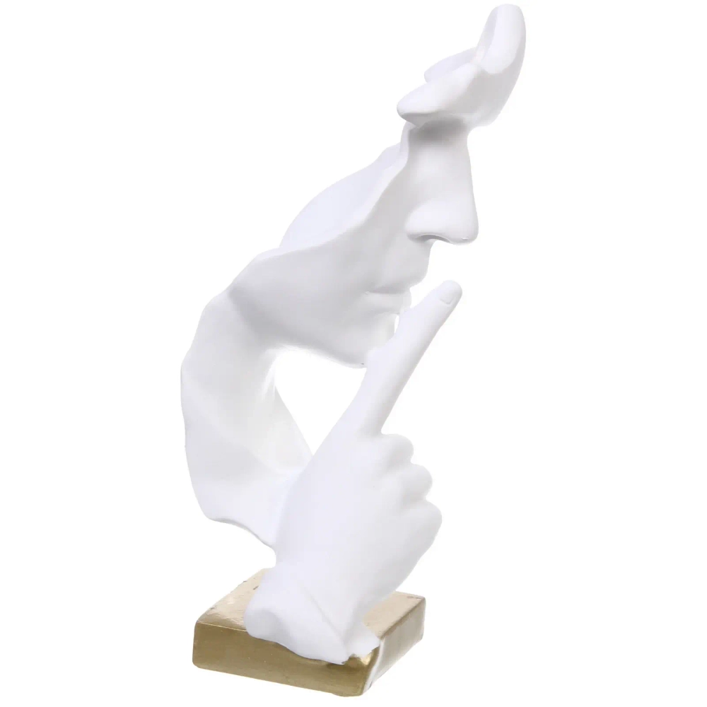 Скульптура интерьерная «EMOTION» Тишина 10*28см