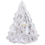 Сувенир с подсветкой «Кристальная ёлочка» 6,5*8 см, Теплый белый