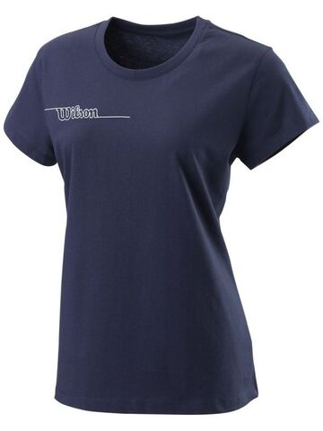 Женская теннисная футболка Wilson Team II Tech Tee W - небесный