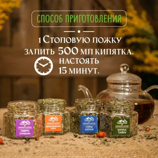 Подарочный набор из 6ти видов чая