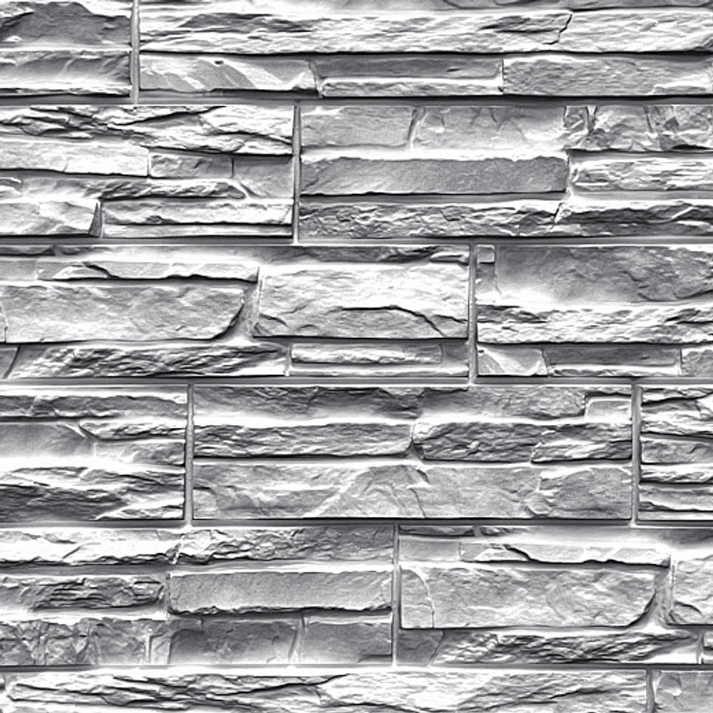 Фасадные панели Скол, светло-серый Fineber (Файнбир)