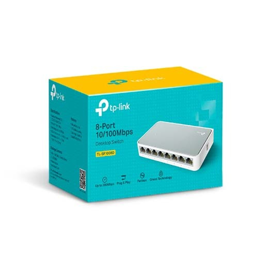 TP-Link TL-SF1008D 8-портовый настольный коммутатор 10/100 Мбит