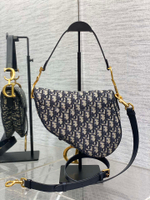 Christian Dior Saddle Bag with Strap