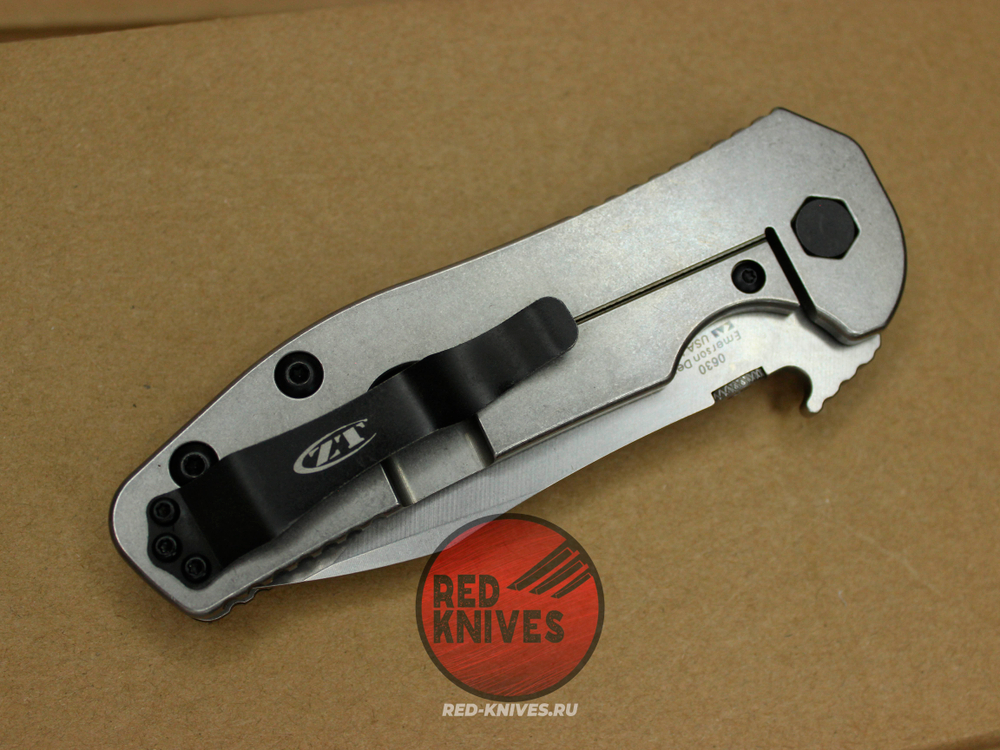 Нож Zero Tolerance 0620 Emerson Tanto OD GREEN - клинок стоунвош