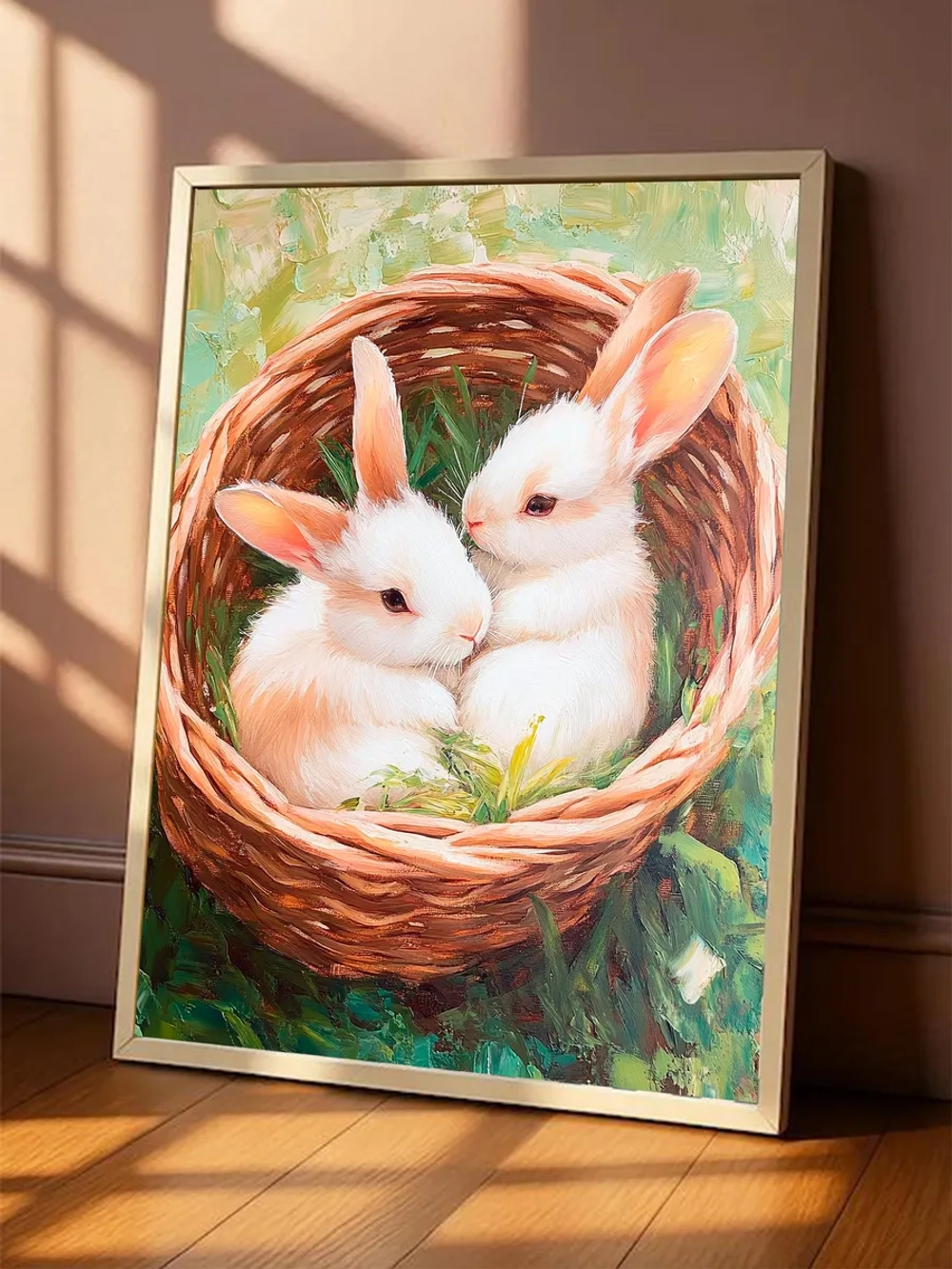 Постер весна 40х50 см интерьерный пасха декор