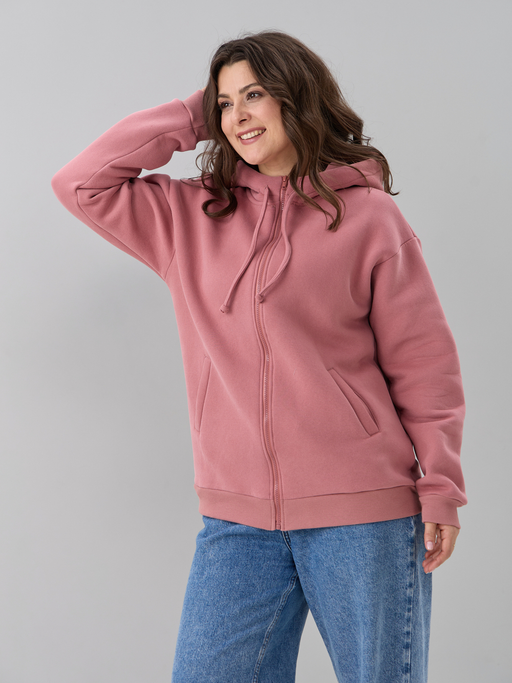 Олимпийка Офн-055/пудровый