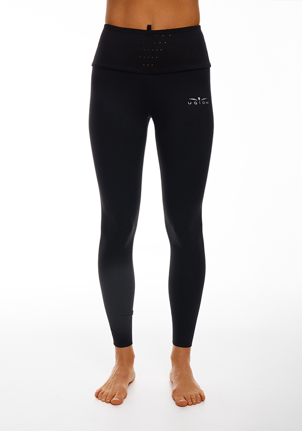 ТАЙТСЫ С ПОЯСОМ ЖЕНСКИЕ SFA FULL TIGHT | BLACK SILVER