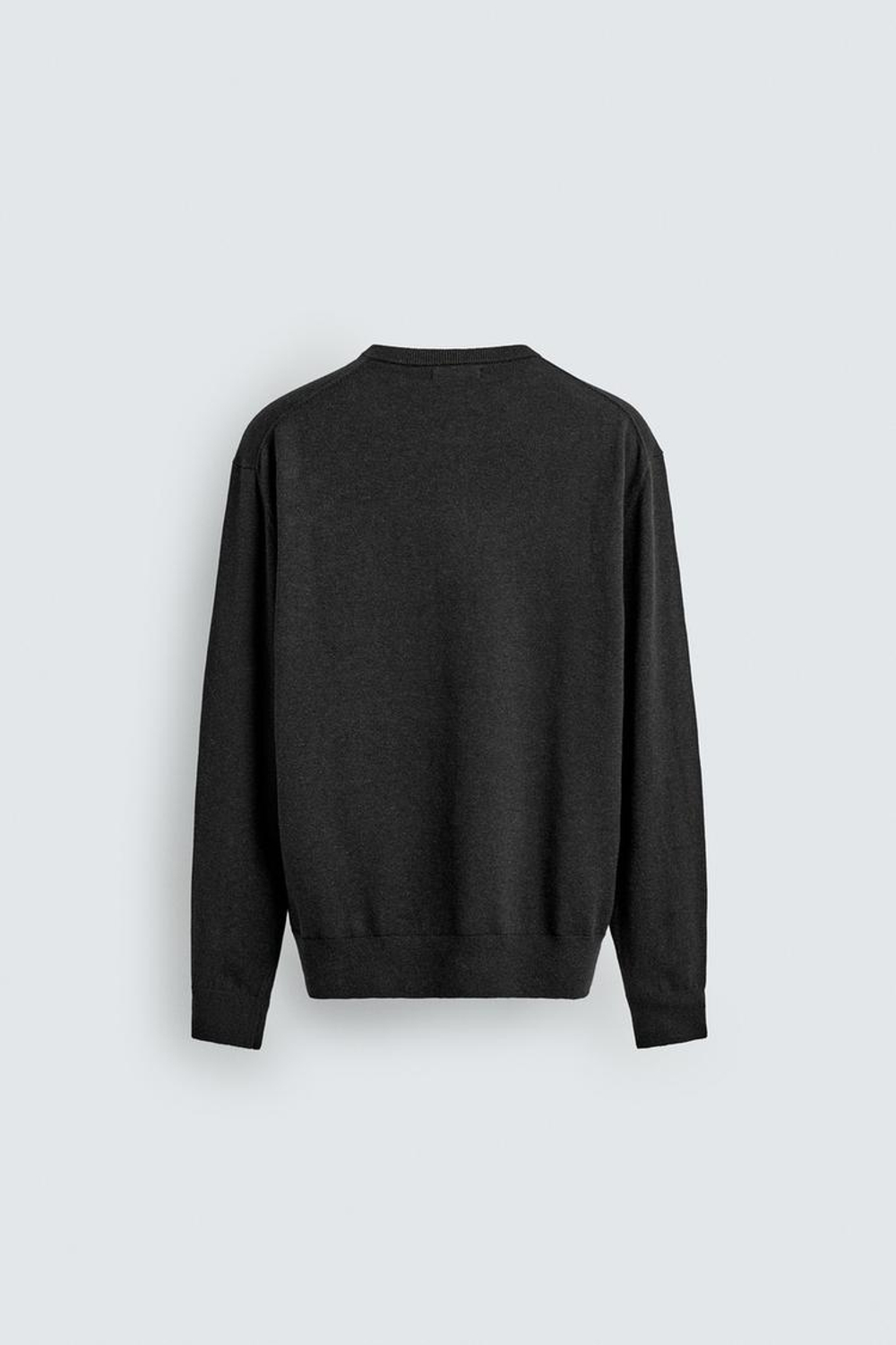 ZARA КАРДИГАН ИЗ СМЕСОВОЙ ШЕРСТИ, АНТРАЦИТОВО-СЕРЫЙ