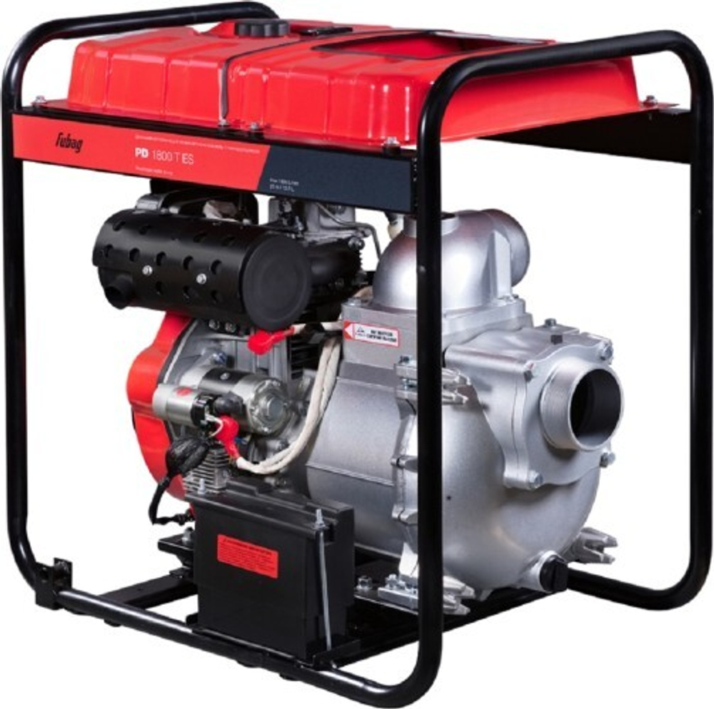 Мотопомпа дизельная для грязной воды FUBAG PD 1800T ES 646273