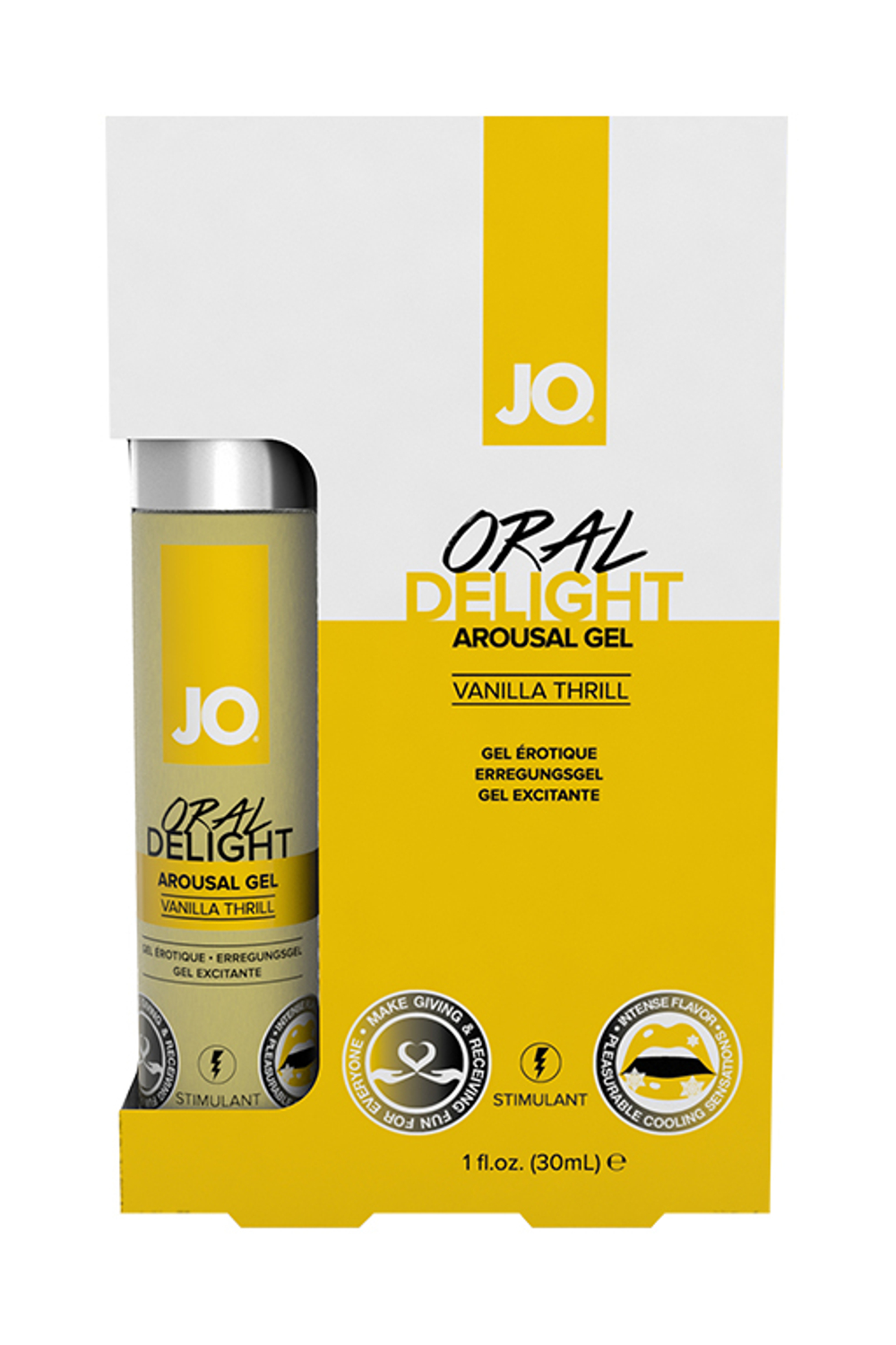 Гель для оральных ласк "Оральный Восторг" JO Oral Delight Vanilla Thrill, 30 мл