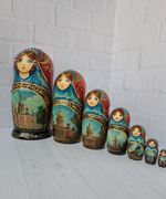 Матрешка "Санкт-Петербург" 7 мест