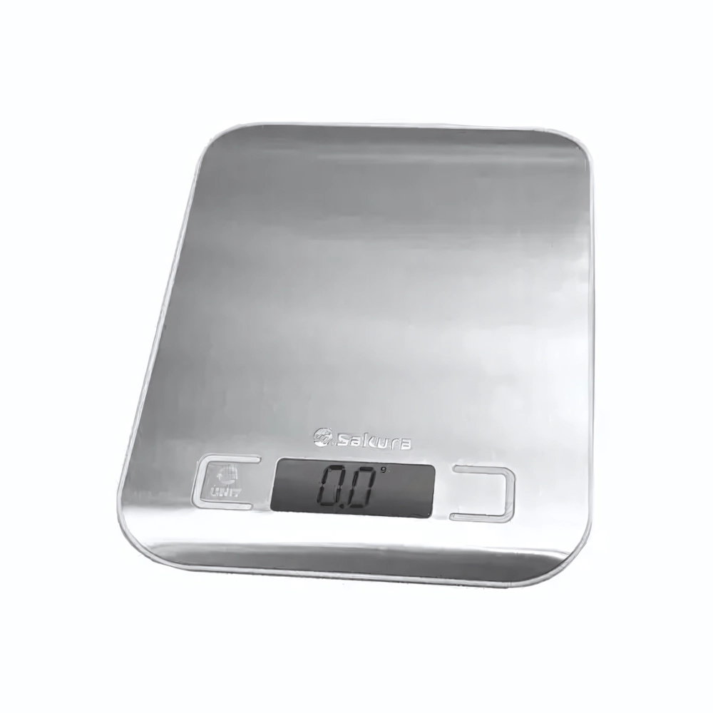 Весы кухон SA-6060SG 5кг элек нерж/серый