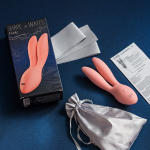 Розовый водонепроницаемый вибратор 14см с ушками Lola Games Shape of water Flake 8680-00Lola