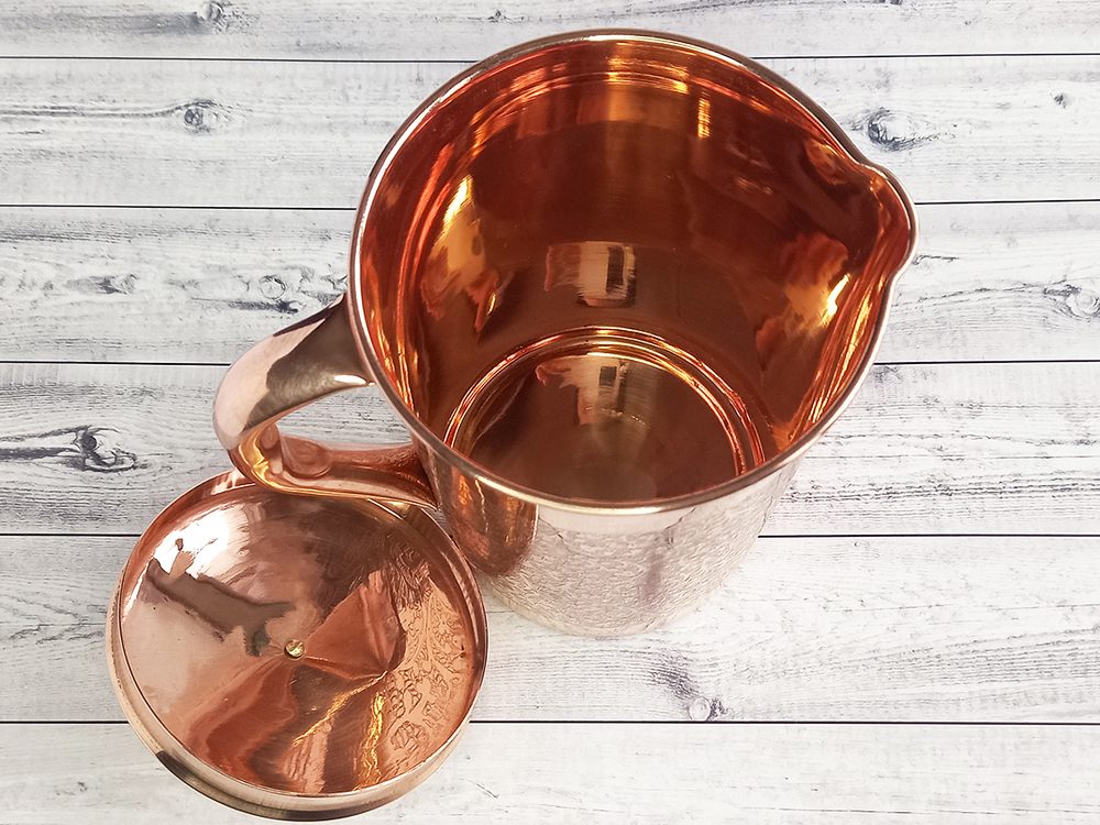 Кувшин медный 1,5 литра с узором