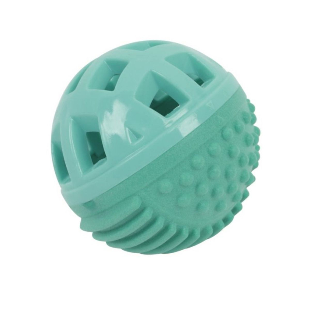 M-PETS Мяч для собак с запахом говядины для лакомств, диаметр 8.38 см