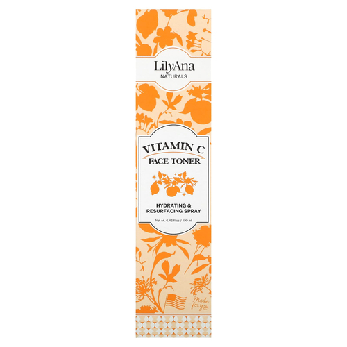 Lilyana Naturals, Тоник для лица с витамином C, 190 мл (6,42 жидк. унц.)
