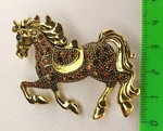 Брошка "Лошадь". Женская брошь,украшение.Подарок на новый год. Символ года