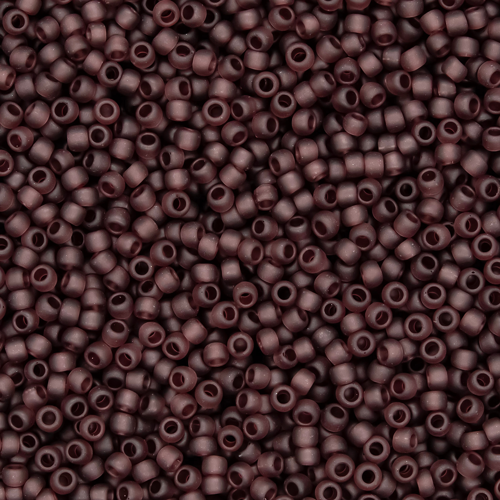 Японский бисер TOHO Round 15/0 (№6СF), прозрачный матовый