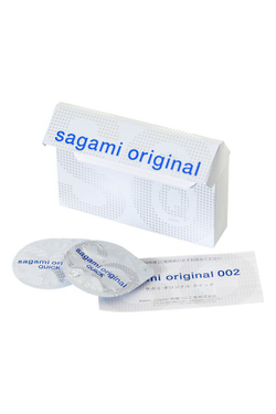 Презервативы Sagami Original 002 Quick, быстронадеваемые, полиуретан, 6 шт.