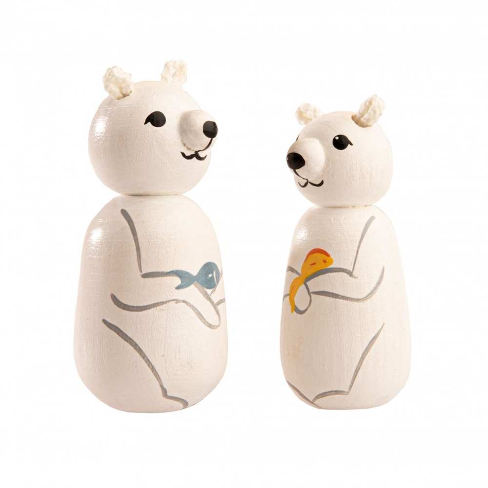Набор пальчиковых игрушек Умка и белая медведица