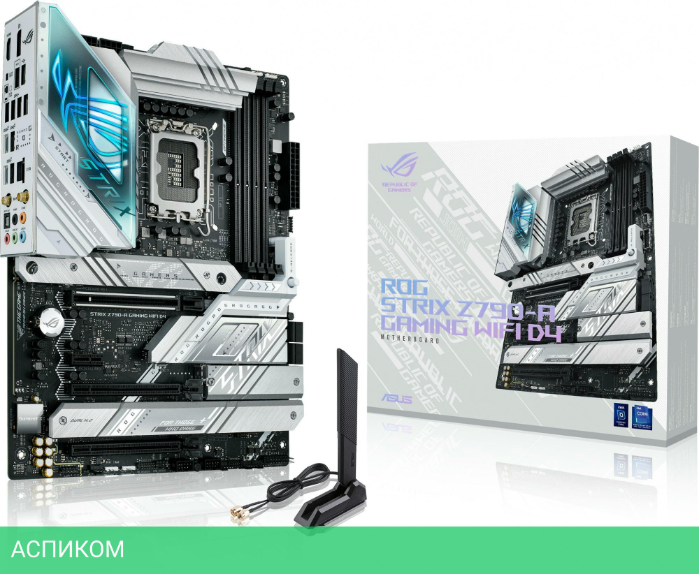 Материнская плата ASUS Rog Strix Z790-A Gaming WiFi D4 (90MB1CN0-M0EAY0)