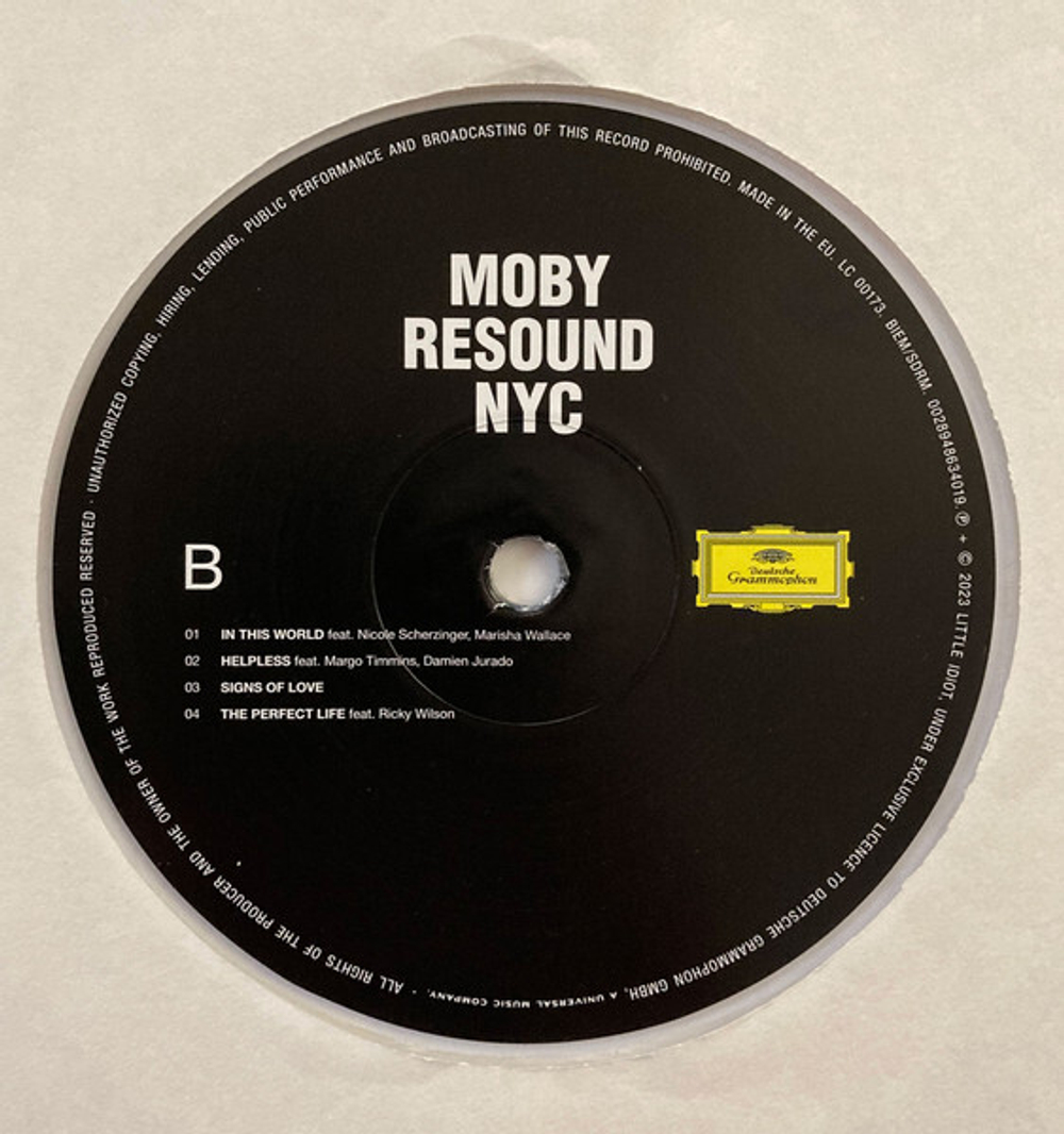 Moby / Resound NYC (Clear Vinyl)(2LP)