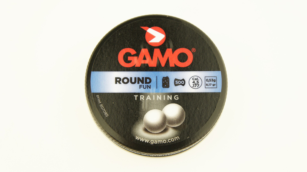 Пули Gamo Round 4,5 мм, 0,53 грамм, 250/500 штук