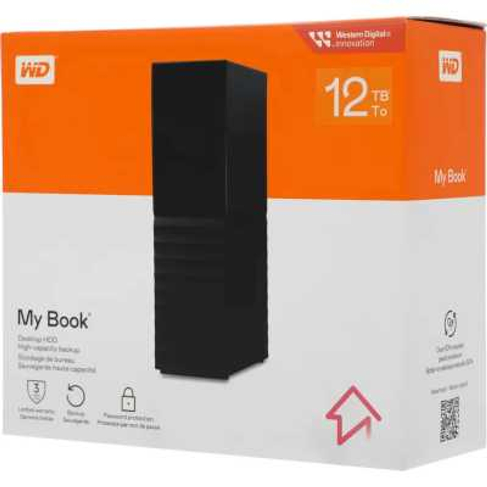 Жесткий диск WD My Book 12Tb WDBBGB0120HBK-EESN