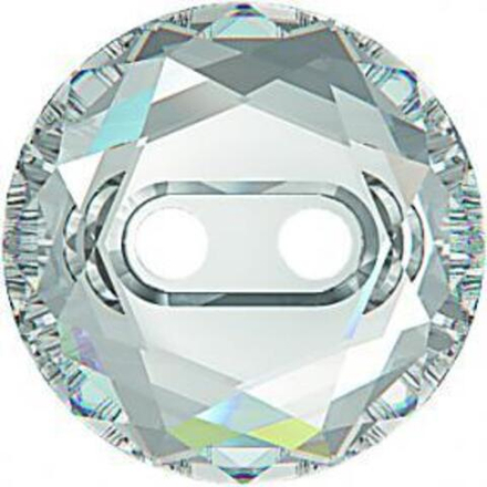 Пуговица "Сваровски" , цв.белый (Crystal M), 12 мм