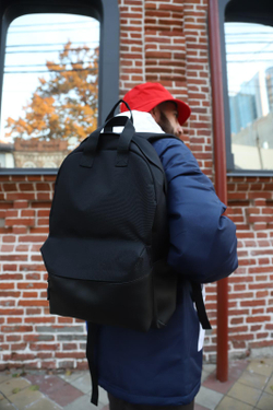 Рюкзак Тайна Экокожа / Таслан Черный