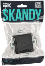 SKANDY Розетка HDMI SK-H01G графит IEK
