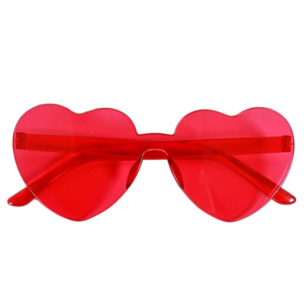 Карнавальные очки «Сердца», красный/розовый